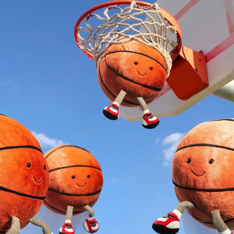 Jellycat: przytulanka piłka do koszykówki Amuseable Sports Basketball 25 cm - Noski Noski