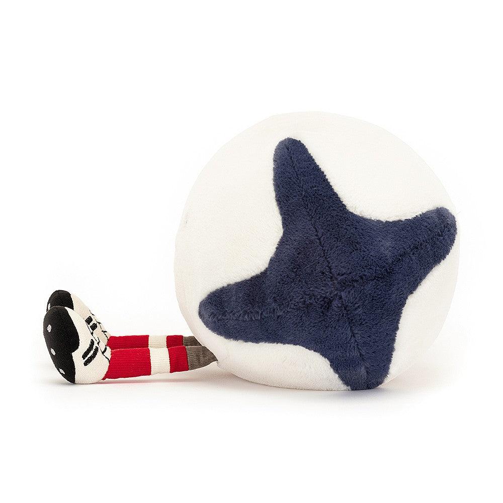 Jellycat: przytulanka piłka rugby Amuseable Sports Rugby Ball 18 cm - Noski Noski