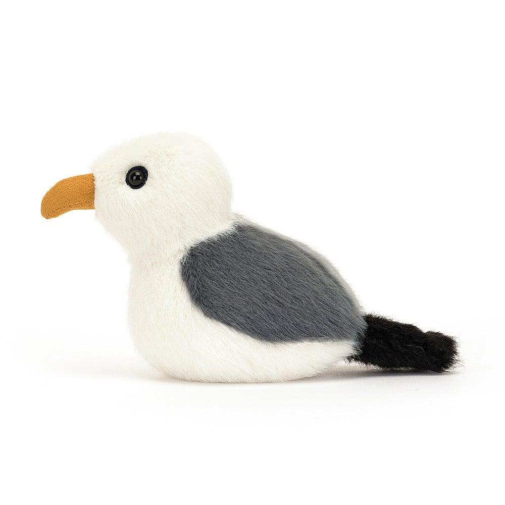 Jellycat: przytulanka ptaszek mewa Birdling Seagull 10 cm - Noski Noski