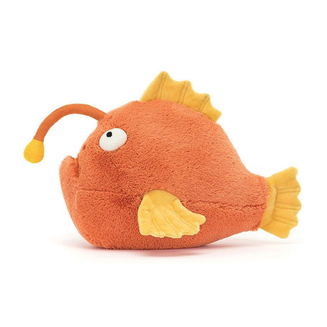 Poduszka Jellycat Alexis Anglerfish, pluszak ryba, miękka i fantazyjna, idealny towarzysz przytulania dla dzieci.
