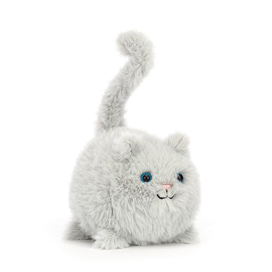 Jellycat: przytulanka szary kotek Kitten Caboodle Grey 10 cm - Noski Noski