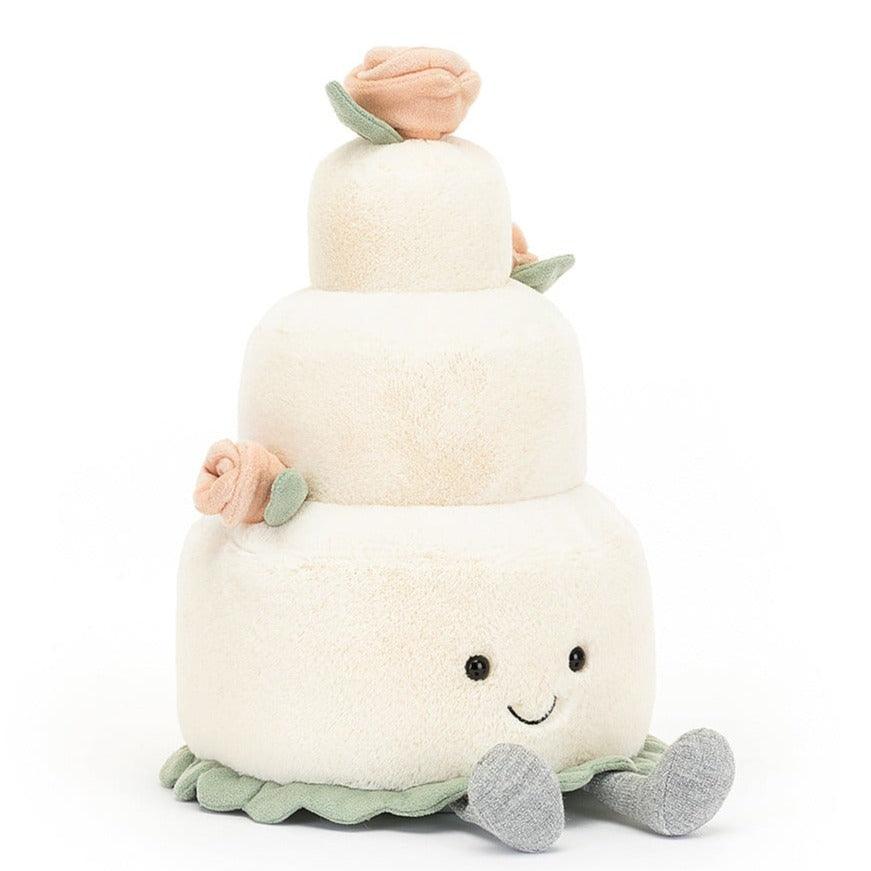 Jellycat: przytulanka tort weselny Amuseable Wedding Cake 28 cm - Noski Noski