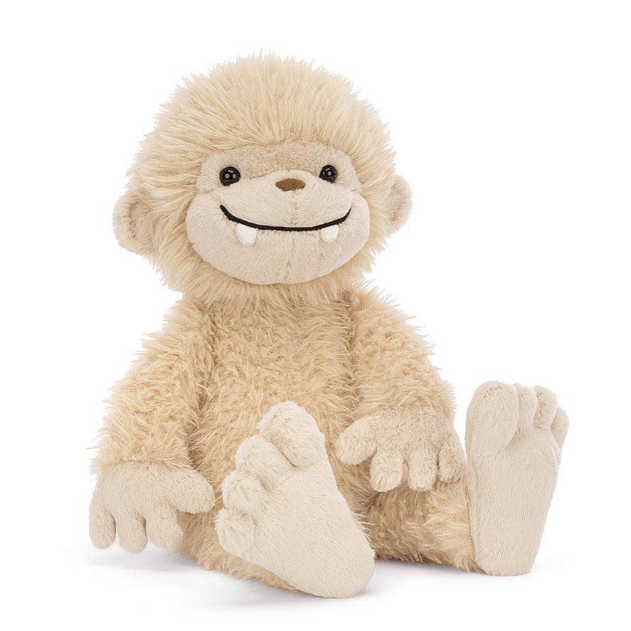 Pluszowa maskotka Jellycat Yeti Bucky Bigfoot - mięciutki pluszak idealny do przytulania dla dzieci w każdym wieku.