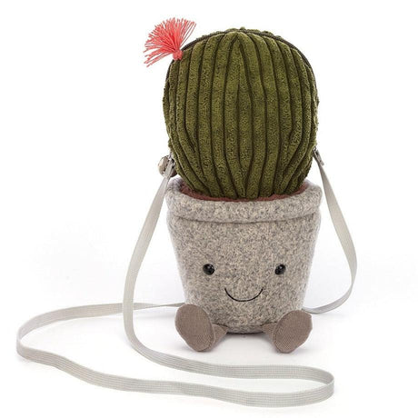 Torebka nerka dla dzieci Jellycat Amuseable Cactus 25 cm, urocza torebeczka kaktus na małe skarby.
