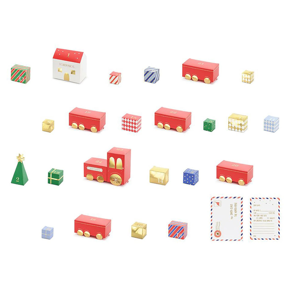 Partydeco: Advent Calendar Boxes