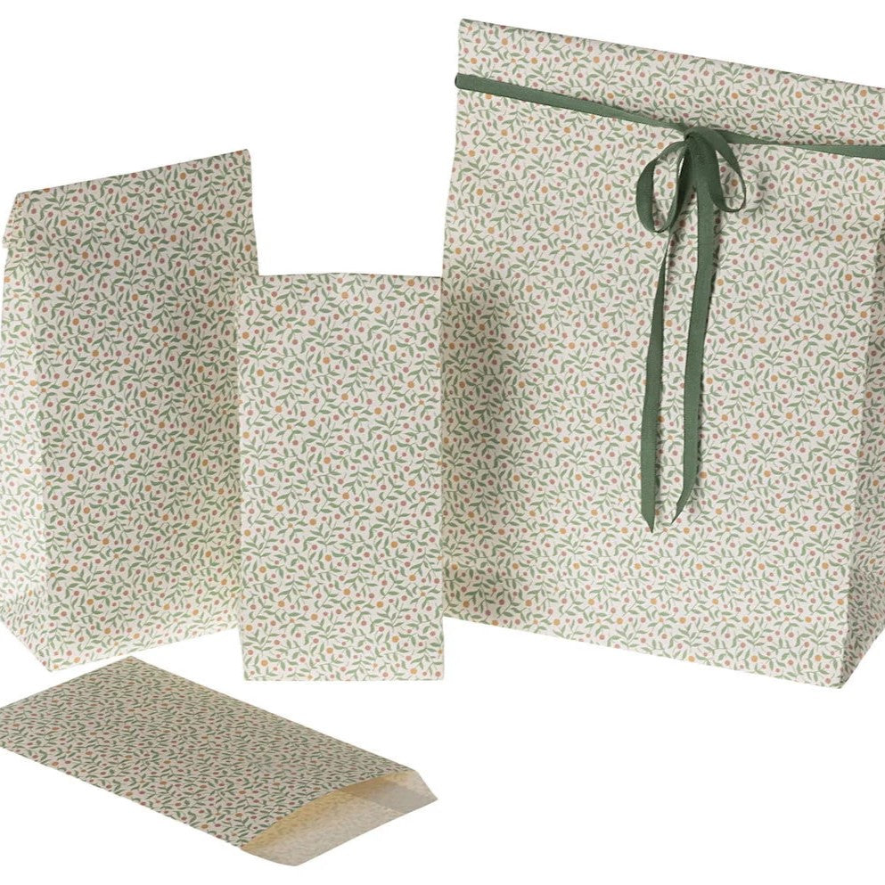 Maileg: Berry Branches's envelope gift bag