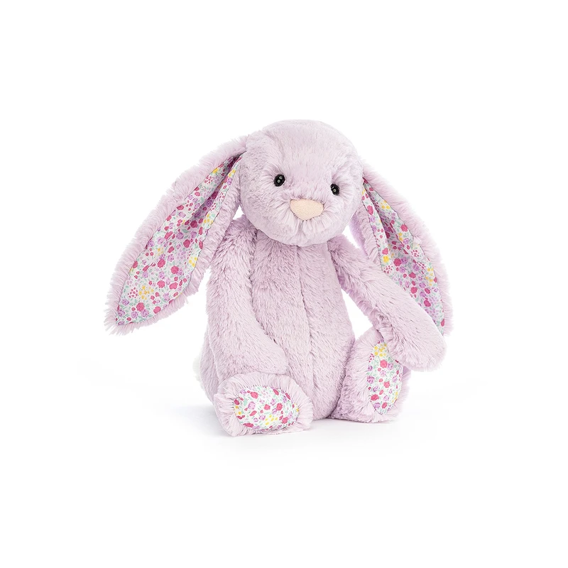 Królik Jellycat przytulanka wzorzyste uszy Bashful Bunny 18 cm