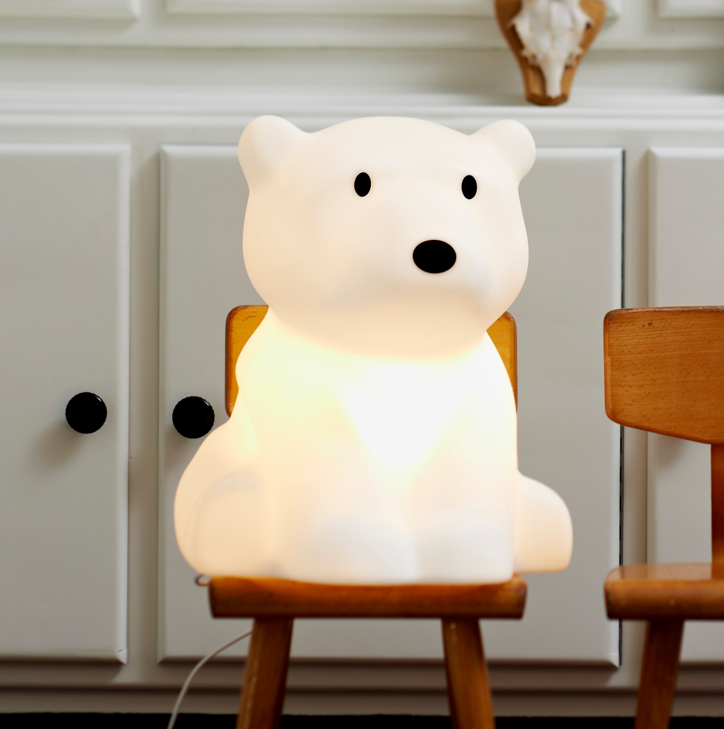 Mrmaria: lámpara nocturna con adaptador de oso polar nanuk lámpara de estrella maxi