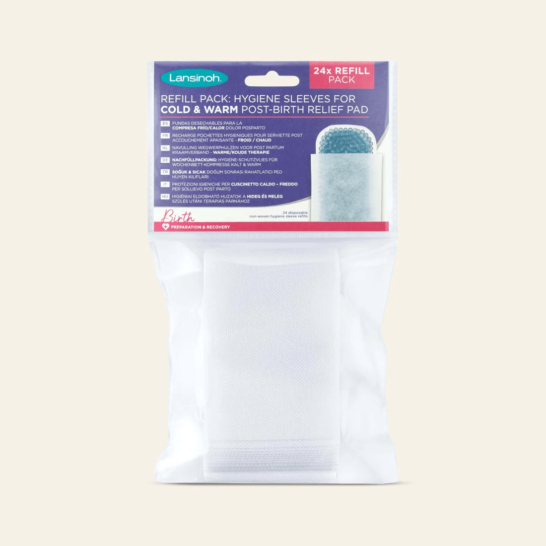 Lansinoh: jednorazowe pokrowce higieniczne na wkładki żelowe Therapearl - Noski Noski