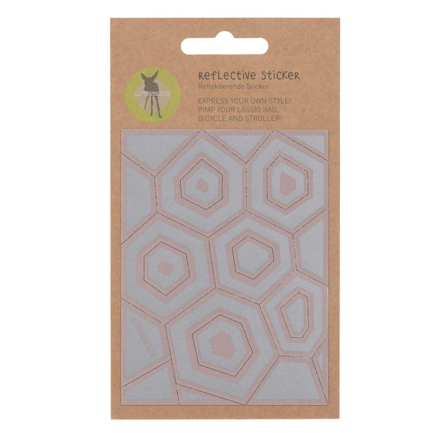 Lässig: naklejki odblaskowe Reflective Sticker Hexagon - Noski Noski