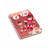 Lilliputiens: książeczka z kartonową mini przytulanką Czerwony Kapturek - Noski Noski