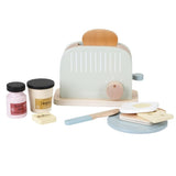 Little Dutch: drewniany toster Toaster Set - Noski Noski