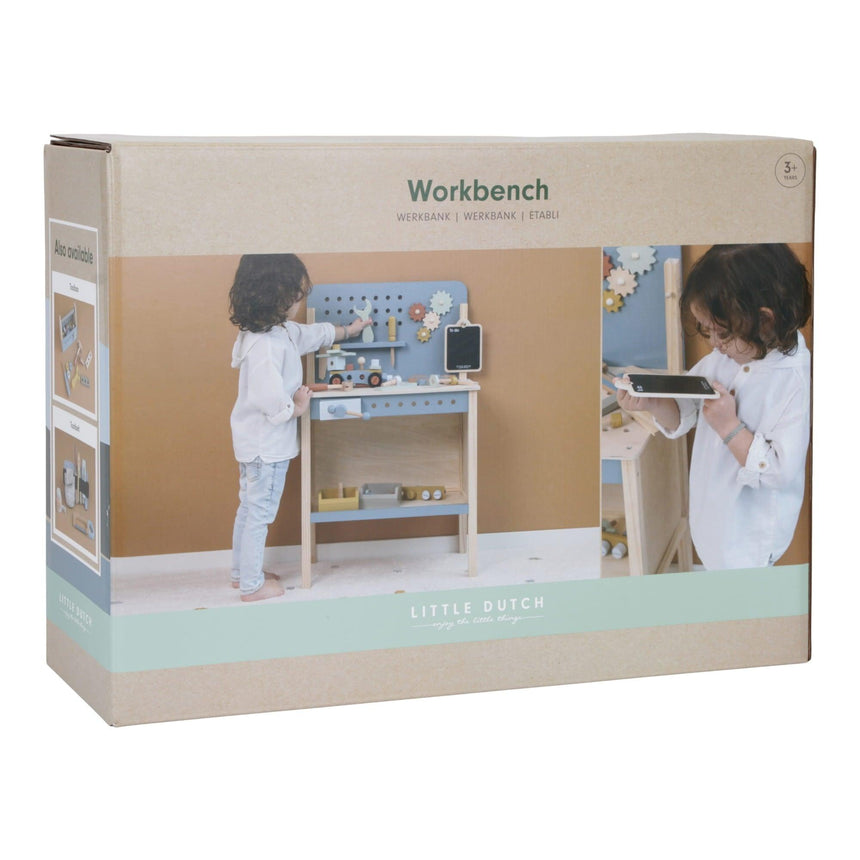 Little Dutch: drewniany warsztat z narzędziami Workbench - Noski Noski