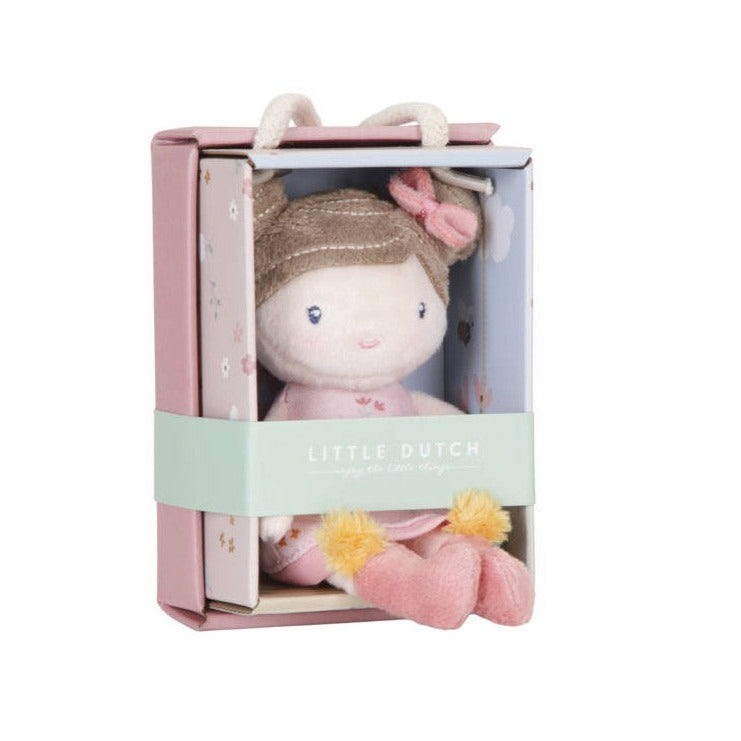 Little Holländer: Rosa Material Doll 10 cm