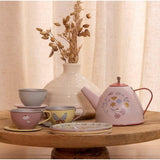 Little Dutch: metalowy serwis do herbatki Tea Set Flowers & Butterflies - Noski Noski