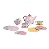 Little Dutch: metalowy serwis do herbatki Tea Set Flowers & Butterflies - Noski Noski