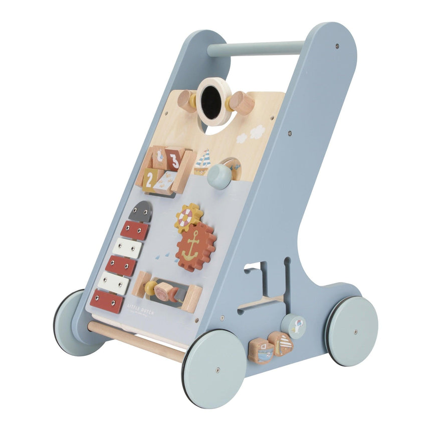 Little Dutch: multi-aktywnościowy chodzik Baby Walker Sailors Bay - Noski Noski