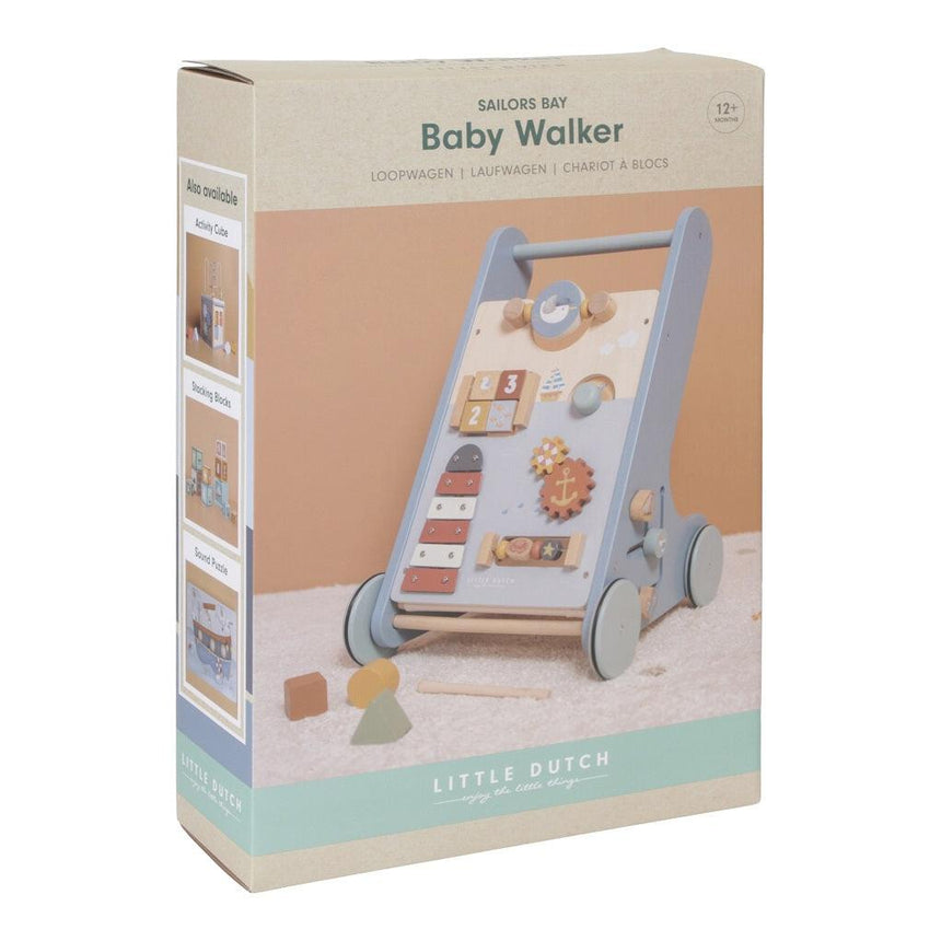 Little Dutch: multi-aktywnościowy chodzik Baby Walker Sailors Bay - Noski Noski