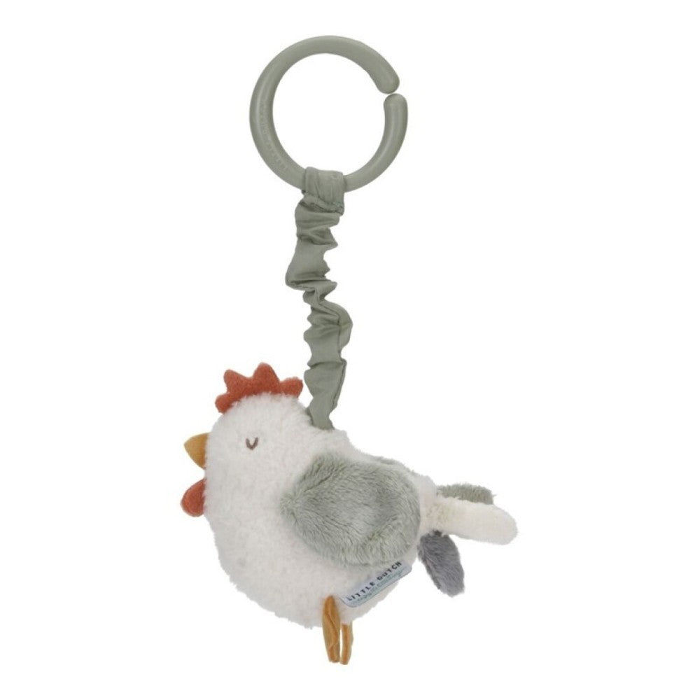 Little Dutch: Little Farm vibrating chicken pendant