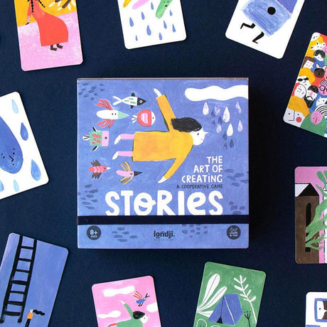 Karty Londji Opowieści Stories - 48 kart do gry edukacyjnej, rozwijających kreatywność i wyobraźnię dzięki pięknym ilustracjom.