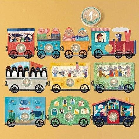 Londji: puzzle Mój Mały Pociąg - Noski Noski