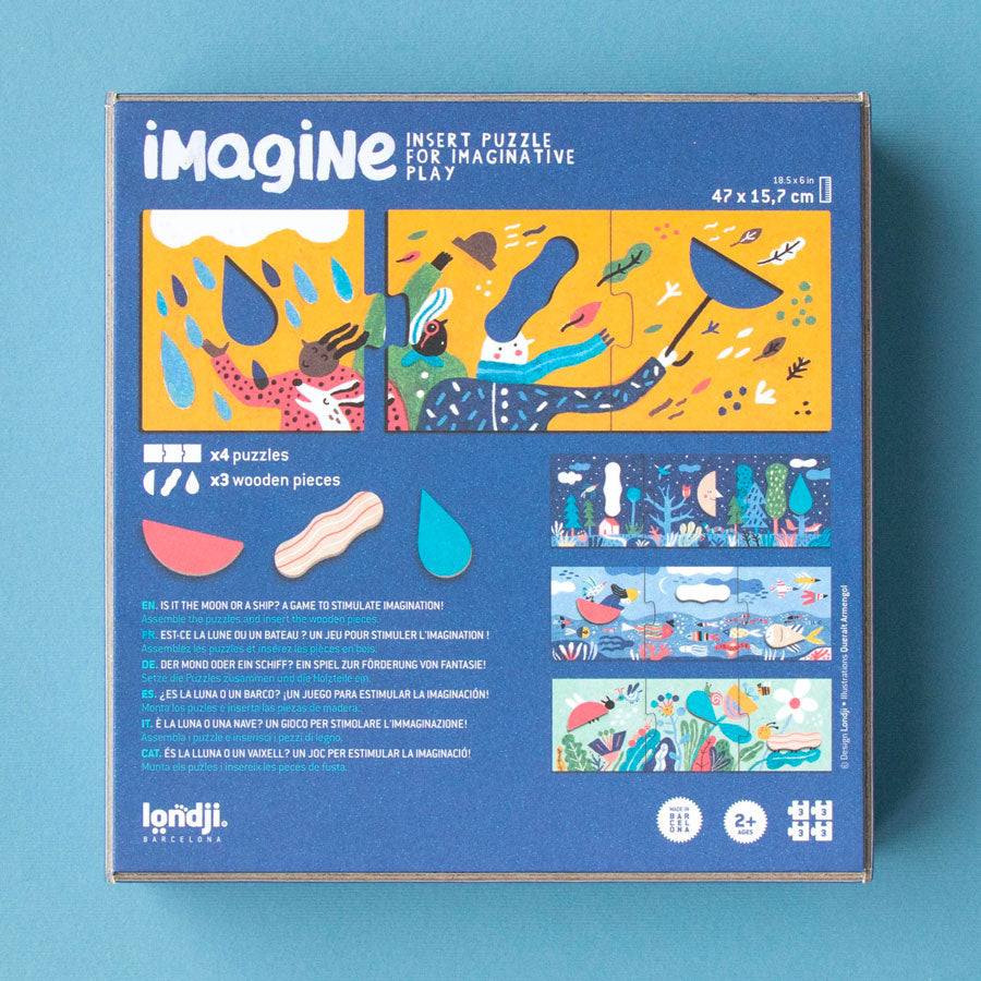 Londji: puzzle with wooden Imagine elements