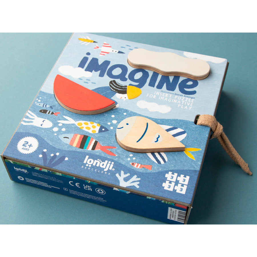 Londji: puzzle with wooden Imagine elements
