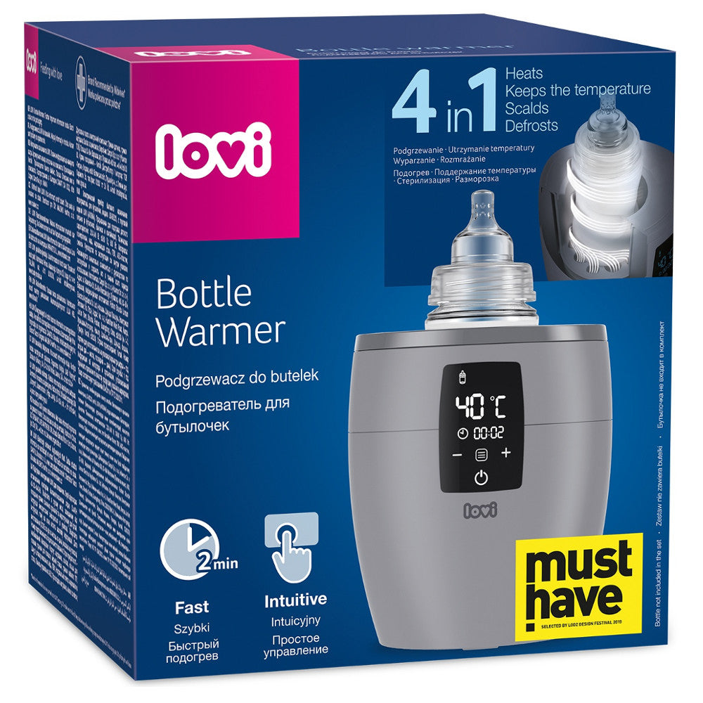 Lovi: Bottle Warmer 4in1 Gray Bottle Heater