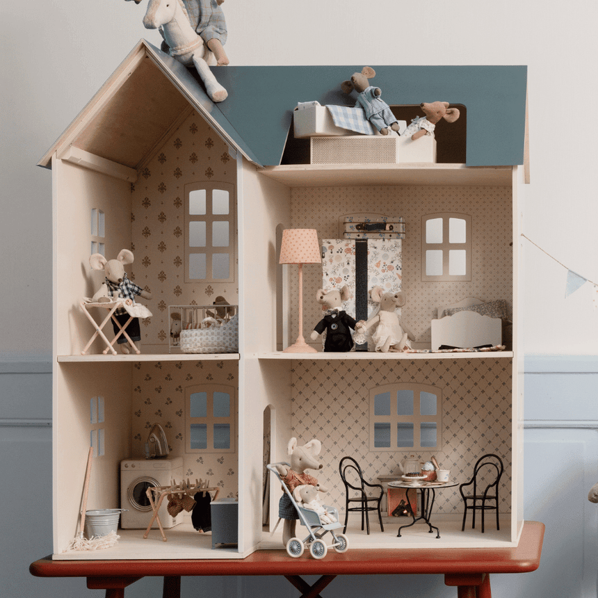 Maileg: drewniany domek dla myszek i króliczków House of Miniature - Noski Noski