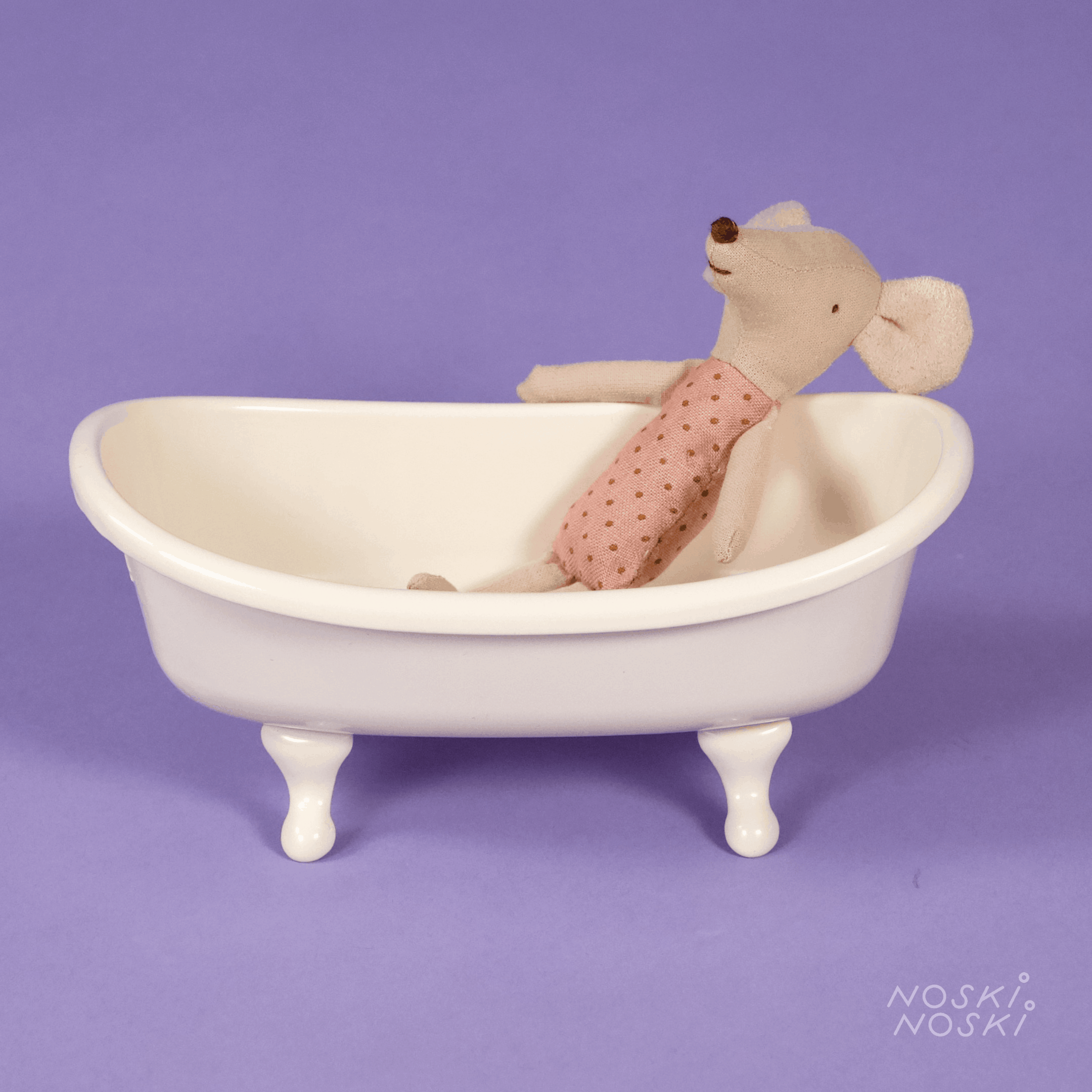 Maileg: Металева ванна для мишей для миші для ванни