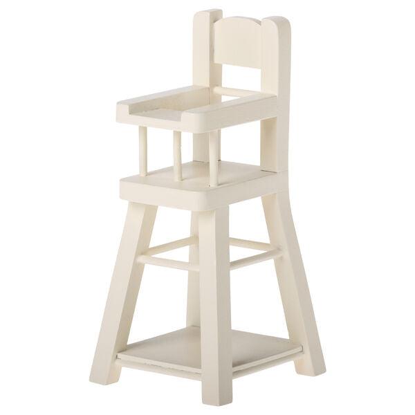 Maileg: wysokie krzesełko Off White High Chair - Noski Noski