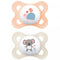 MAM Baby: smoczek Original Silky Better Together 2-6 M 2 szt. - Noski Noski