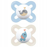 MAM Baby: smoczek Start Silky Better Together 0-2 M 2 szt. - Noski Noski