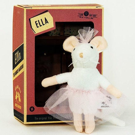 Maskotka Myszka Ella - urocza zabawka idealna do codziennych przygód i wieczornych usypianek Twojego dziecka.