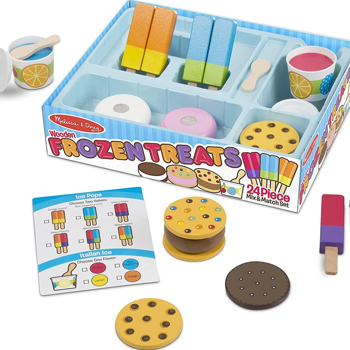 Melissa and Doug: drewniane lody Frozen Treats - Noski Noski