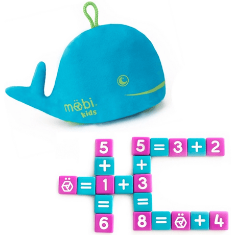 Gra logiczna Möbi dla dzieci 4-8 lat, rozwijająca umiejętności matematyczne i logiczne myślenie.