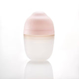 Mombella: silikonowa butelka antykolkowa Old Roze 210 ml - Noski Noski