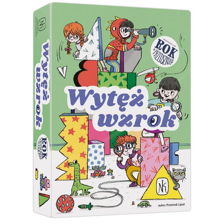 Nasza Księgarnia: gra Rok w przedszkolu Wytęż wzrok - Noski Noski