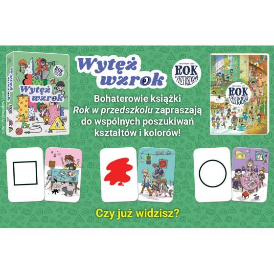 Nasza Księgarnia: gra Rok w przedszkolu Wytęż wzrok - Noski Noski