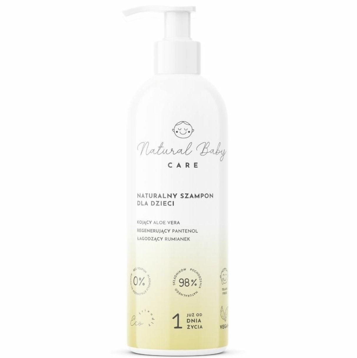 Natural Baby Care: naturalny szampon do włosów dla dzieci 200 ml - Noski Noski