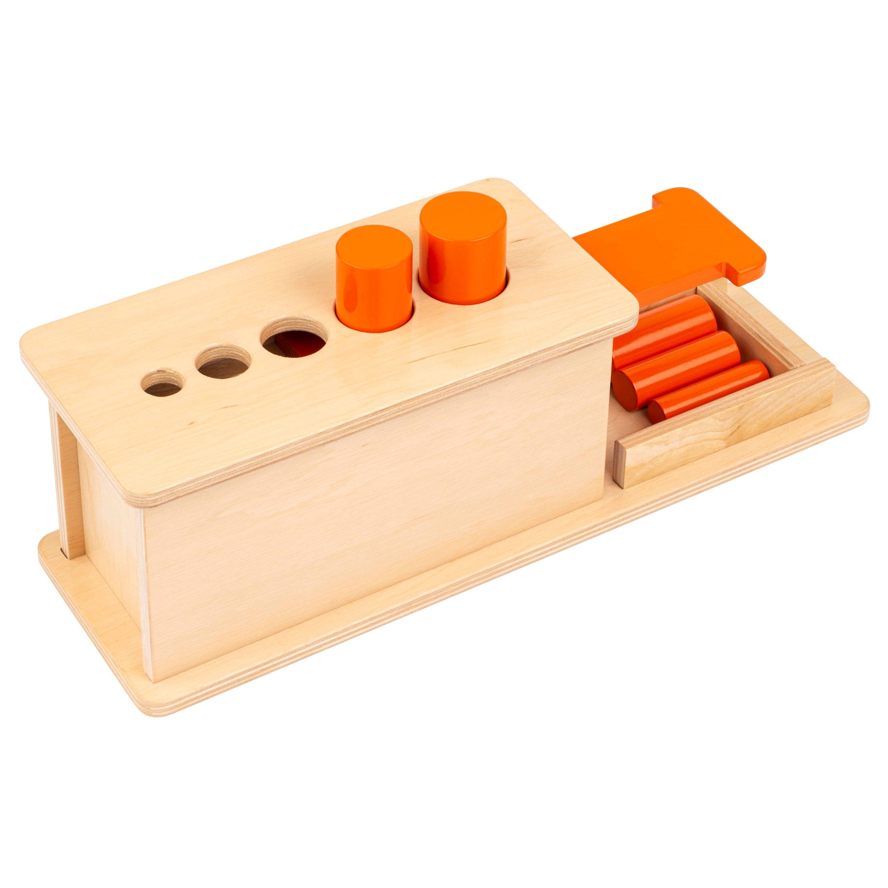 Nienhuis Montessori: drewniany materiał Cylinder Slide - Noski Noski