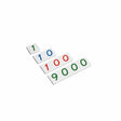 Nienhuis Montessori: karty matematyczne Small Number Cards 1–9000 - Noski Noski
