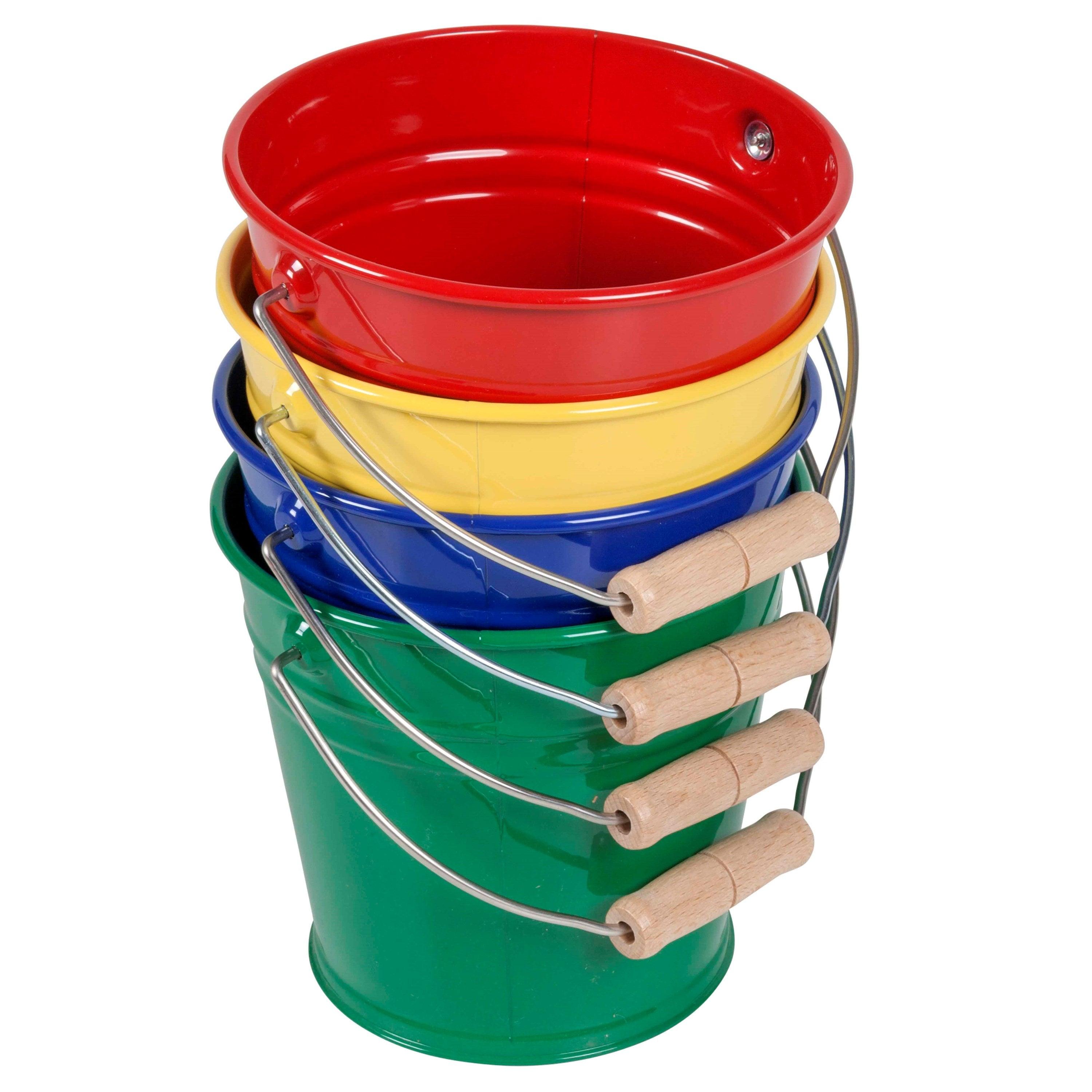 Nienhuis Montessori: metalowe wiaderko Small Metal Bucket - Noski Noski