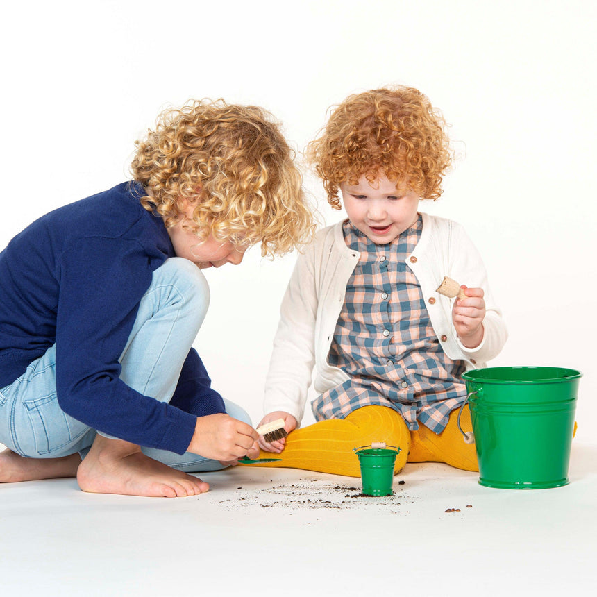 Nienhuis Montessori: metalowe wiaderko Small Metal Bucket - Noski Noski