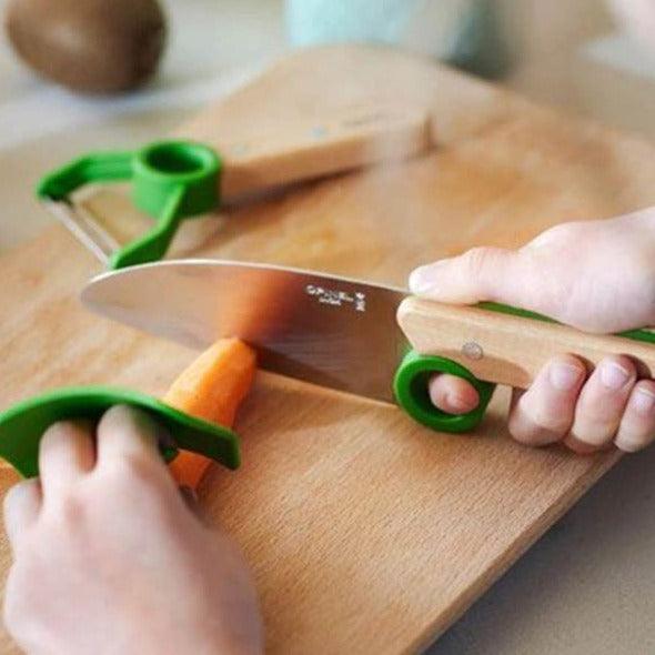 Juego de cuchillo para niños Le Petit Chef de Opinel. Set de cocina