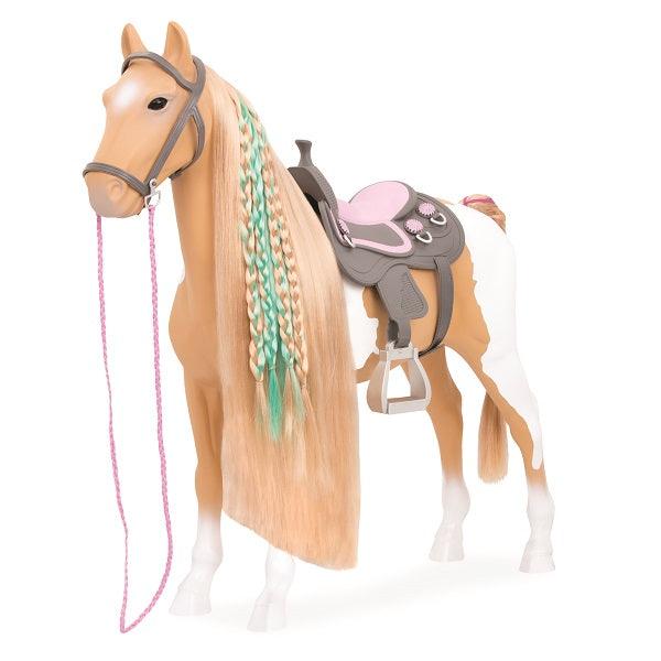 Our Generation: duży koń dla lalki Palomino 46 cm - Noski Noski