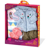 Our Generation: śpiwór i ubranko na biwak dla lalki Cozy Camper - Noski Noski