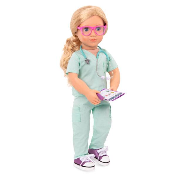 Our Generation: strój dla lalki-lekarki Sweet Surgeon - Noski Noski