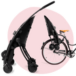 PÅHOJ: fotelik rowerowy/wózek spacerowy 2w1 - Noski Noski
