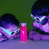 Petit Boum: butelka sensoryczna z brokatem Float Neon - Noski Noski